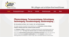 Desktop Screenshot of cleanforce.de