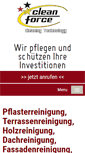 Mobile Screenshot of cleanforce.de